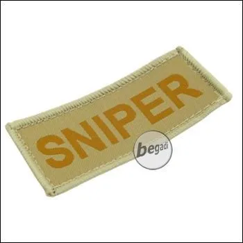 BEGADI Aufnäher "Sniper", Neue Version · Tan / FDE