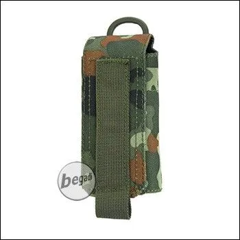 BEGADI Basic Wasserflaschentasche, Faltbar · Flecktarn