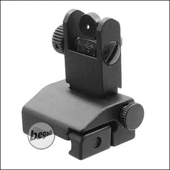 BEGADI Einklappbares Metall Rear Sight
