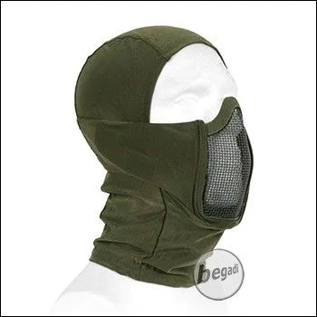 BEGADI Basic Schutzmaske "Stealth", Mit Drahtgitter · Verde / OD