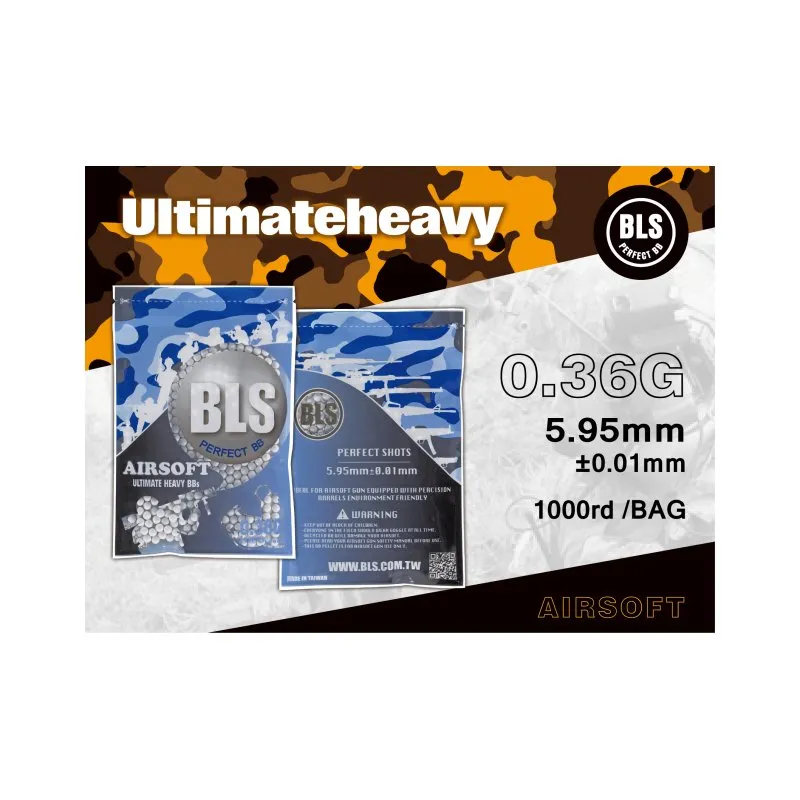 BOLAS Biodegradables 0,36g – 1000 Bolas