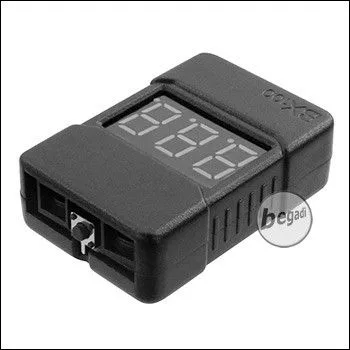 BEGADI Extended LIPO Warner / Checker - (Einstellbar) · Negro