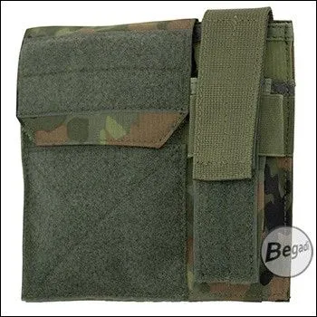 BEGADI Plattenträger Admin Pouch · Flecktarn