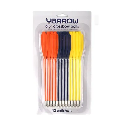12 Kunststoffpfeile 6,5" 3 Farben - Kaufen!