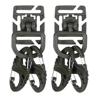 S-Karabiner Duraflex D-Ring Befestigungen Tactical Ultimate 6ER Set - Mil-Tec