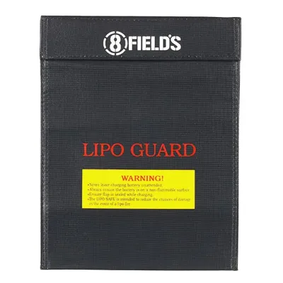 LIPO Safety Bag Large 23 x 30 cm Feuerfeste Sicherheitstasche - 8Fields Premium