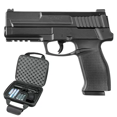 Impax P68 CO2-RAM Pistole Kal..68 Im Komplettset Mit Softkoffer - T4E