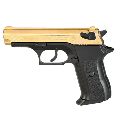 2015 Schreckschuss Pistole Kal. 9mm P.a.k Sonderedition Bicolor /Brüniert - Record