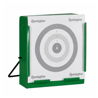 Kugelfangkasten 14 x 14 cm M. Standfuß Für Luftpistolen Und Luftgewehre Grün - Remington