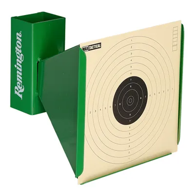 Kugelfangkasten Trichterform Stahlblech 17 x 17 cm Für Luftpistolen Und Luftgewehre Grün - Remington