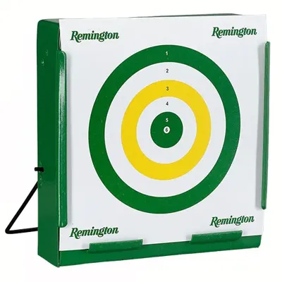 Kugelfangkasten 17 x 17 cm M. Standfuß Für Luftpistolen Und Luftgewehre Grün - Remington