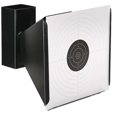 Kugelfangkasten Trichterform Stahlblech 17 x 17 cm Für Luftpistolen Und Luftgewehre - ASG