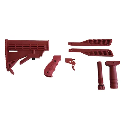 Customizing Kit Für AR-6 Stinger II Rot Schulterstütze, Griffschalen, Abzug - Steambow