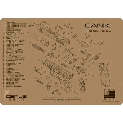 TP9 Elite SC Handgun Cleaning Mat - Cerus Gear