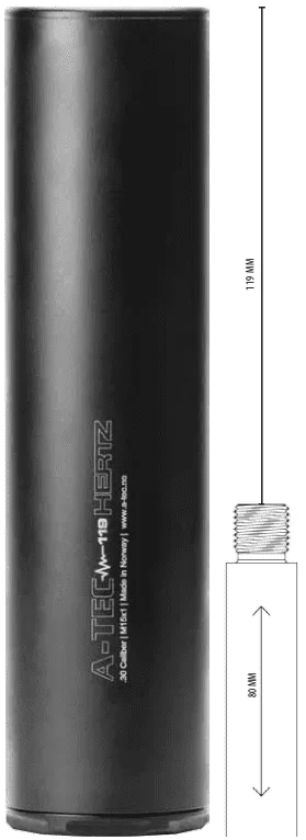 A-TEC Hertz 119 Schalldämpfer