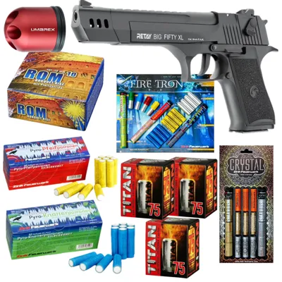 Schreckschuss Feuerwerk Set Retay Big Fifty XL - LivingActive