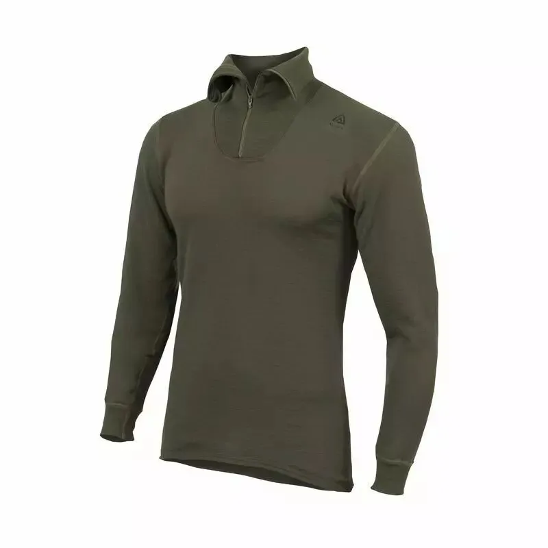 Hotwool 230g Polo Avec Zip · Vert olive