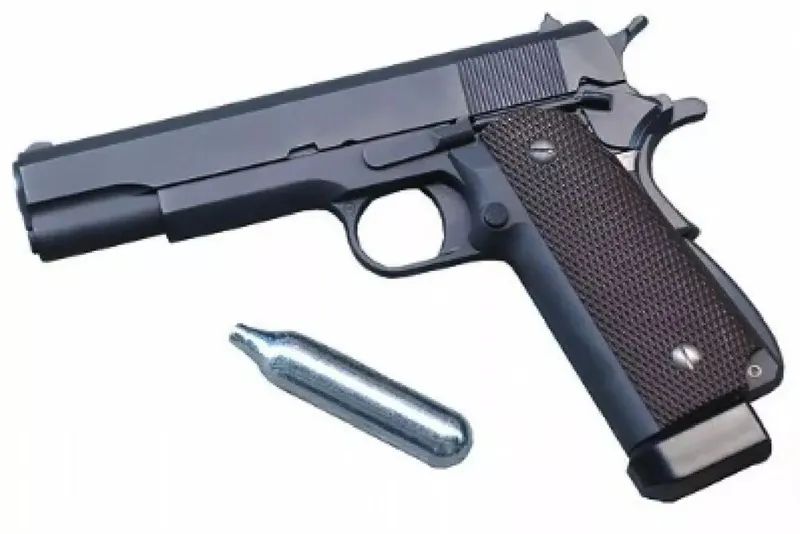 WE 1911 Graphite Full Métal CO2 · Negro