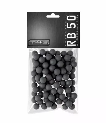 Lot de 100 Billes Caoutchouc Umarex Defense cal.50 1,23 g
