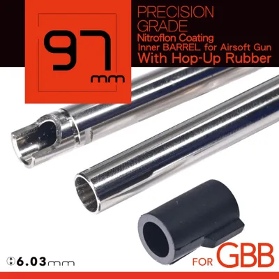 97mm 6.03mm Ultimate Precision Inner Barrel for GLOCK17 GBB- (Nitroflon Coating)