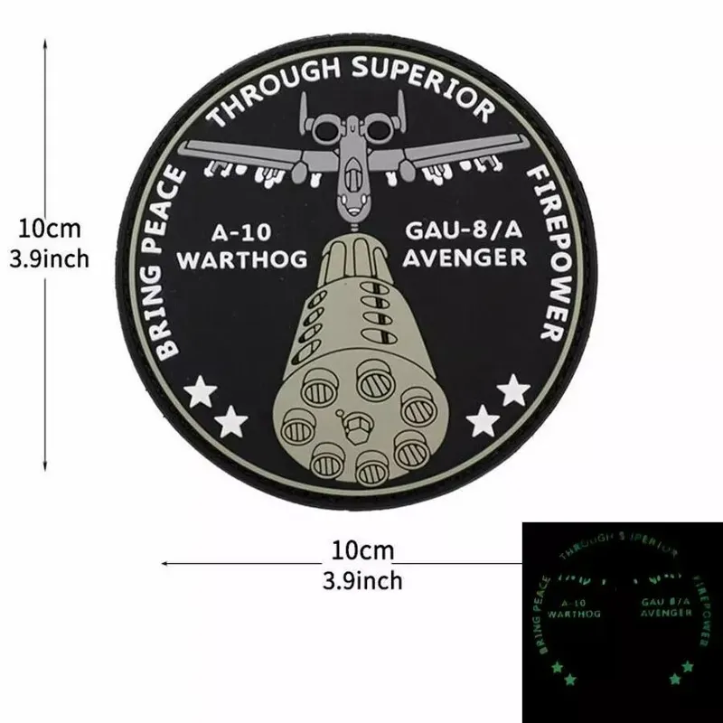 Patch Velcro Phospho Bring Peace Through Superior Firepower