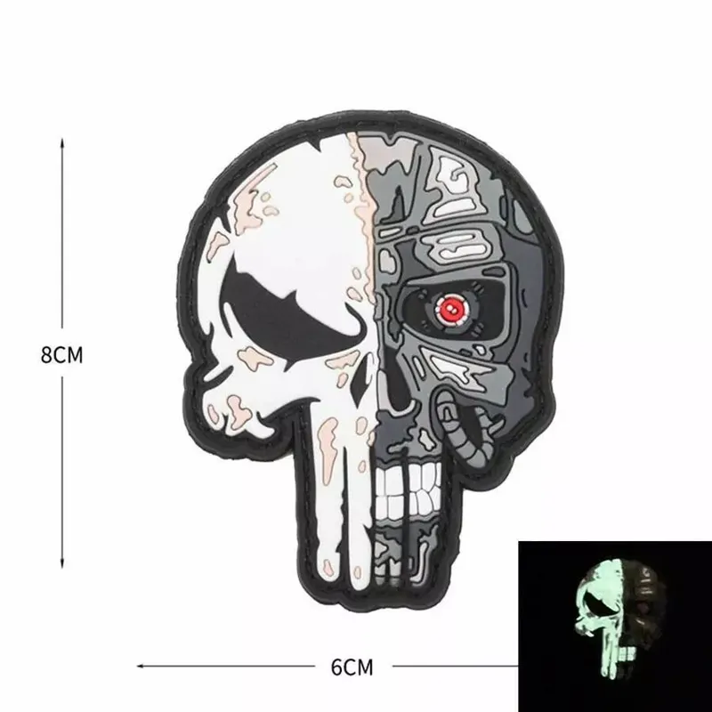 Patch Velcro Phospho Terminator SKULL