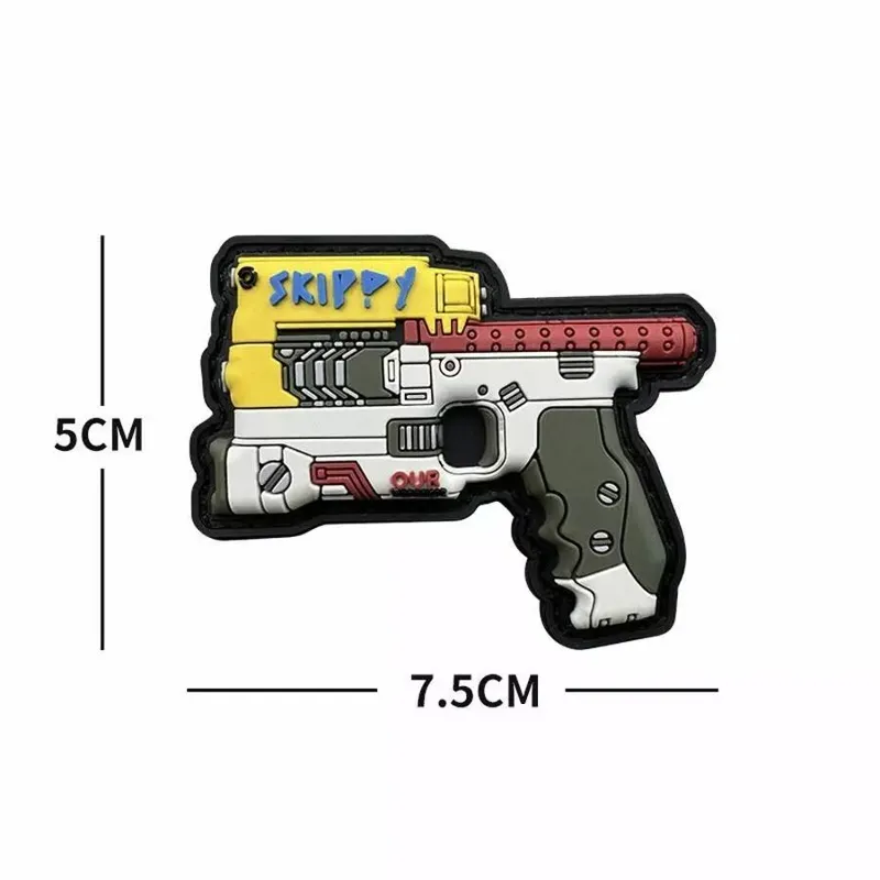 Patch Velcro Cyberpunk Q-Version Pistol