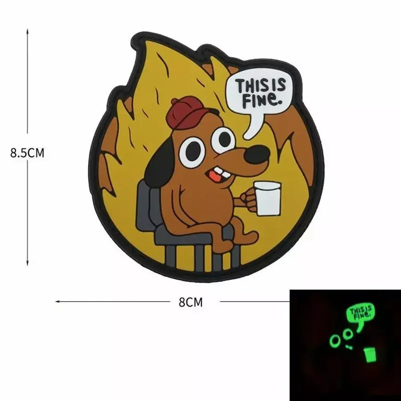 Patch Velcro Phospho THIS IS FINE