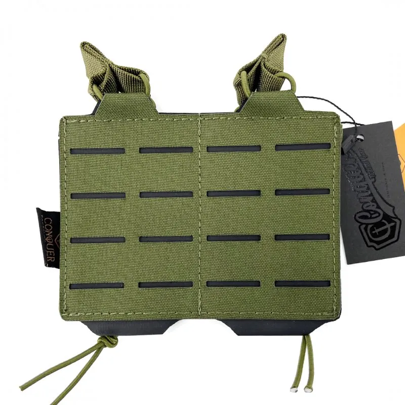Conquer Double Rifle Mag Pouch · Verde / OD