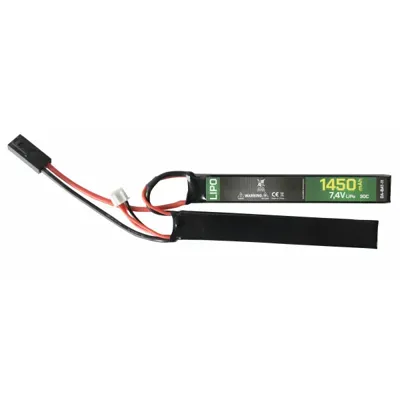 LIPO 7.4V / 1450mAh 30C Mini Tamiya (Double Stick) - Delta Armory