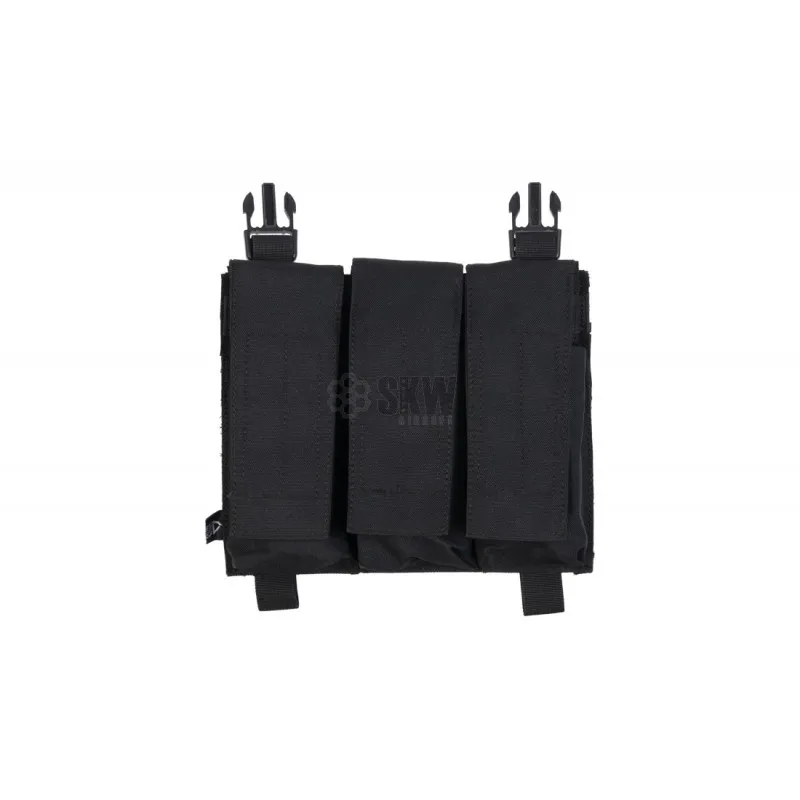 Delta Tactics Panel Triple Solapa M4 Force · Negro