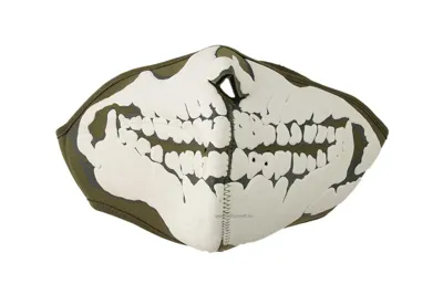 Gesichtsschutz-Maske Neopren Totenkopf