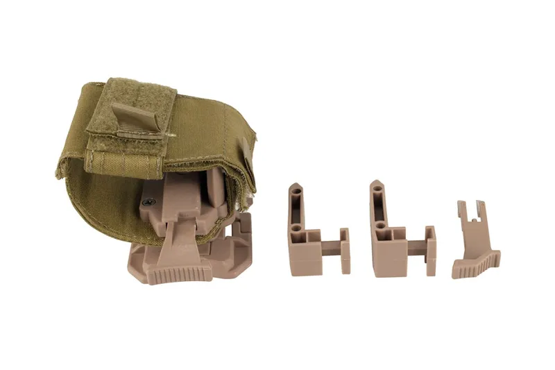 FMA Airsoft UBH Universal MOLLE Holster · Tan / FDE