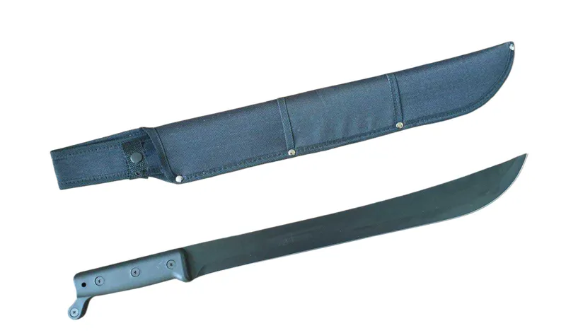 Machete with Sheath Bush · Negro