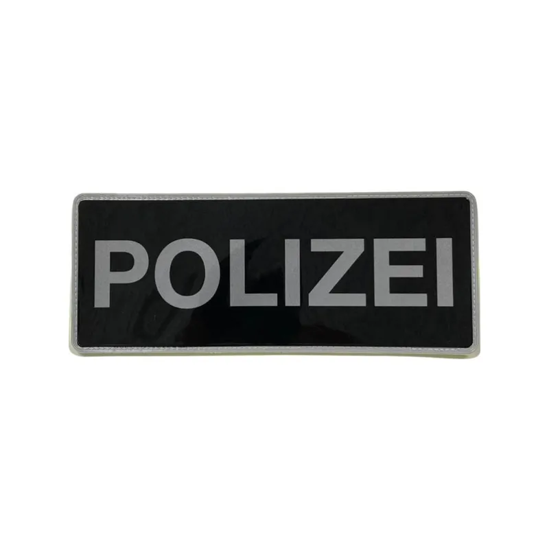 Protec Patch Polizei - Reflektierend 25x10 cm
