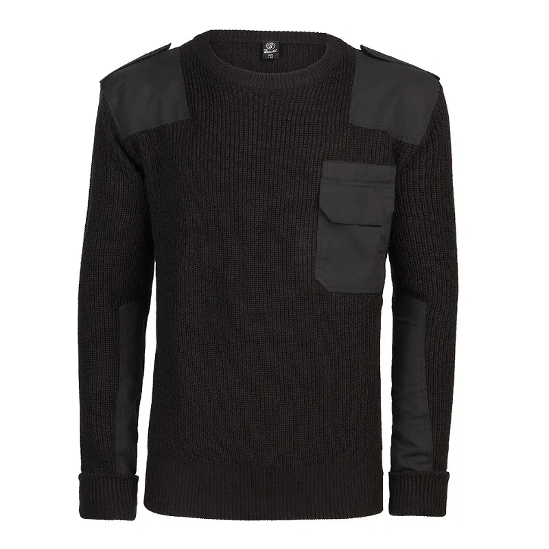 Brandit BW Pullover · Negro