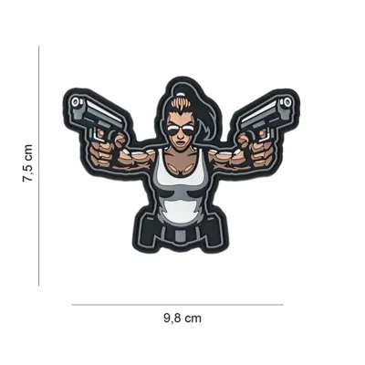 Patch - Gun Girl - PVC - 101 Inc
