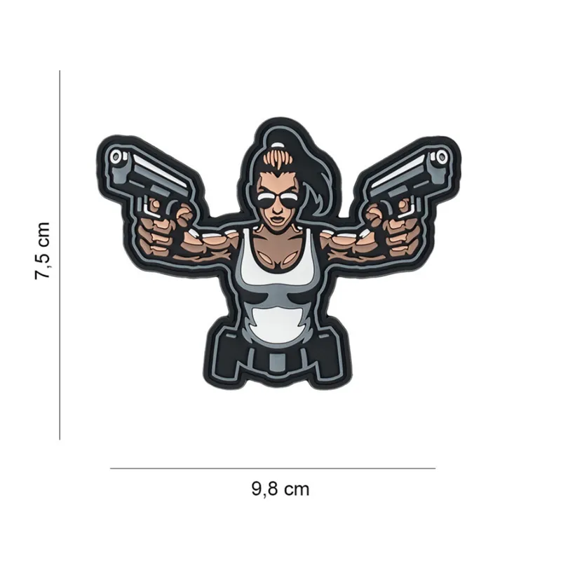 101 Inc Patch - Gun Girl - PVC