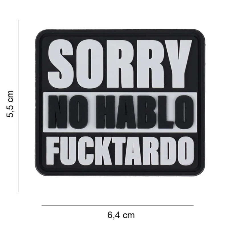 101 Inc Patch - Sorry No Hablo... - PVC
