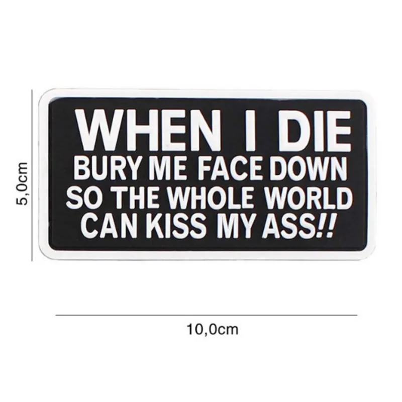 101 Inc Patch - When I Die... - PVC
