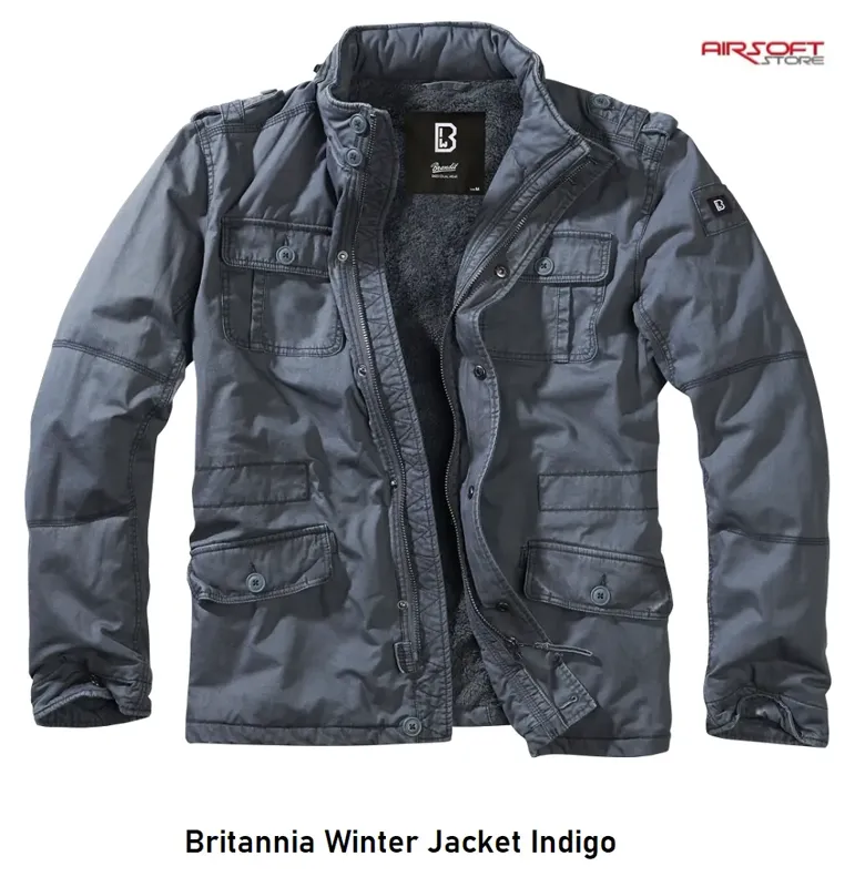 Britannia Winter Jacket Indigo