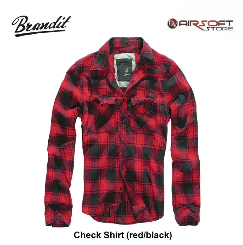Check Shirt · Red black