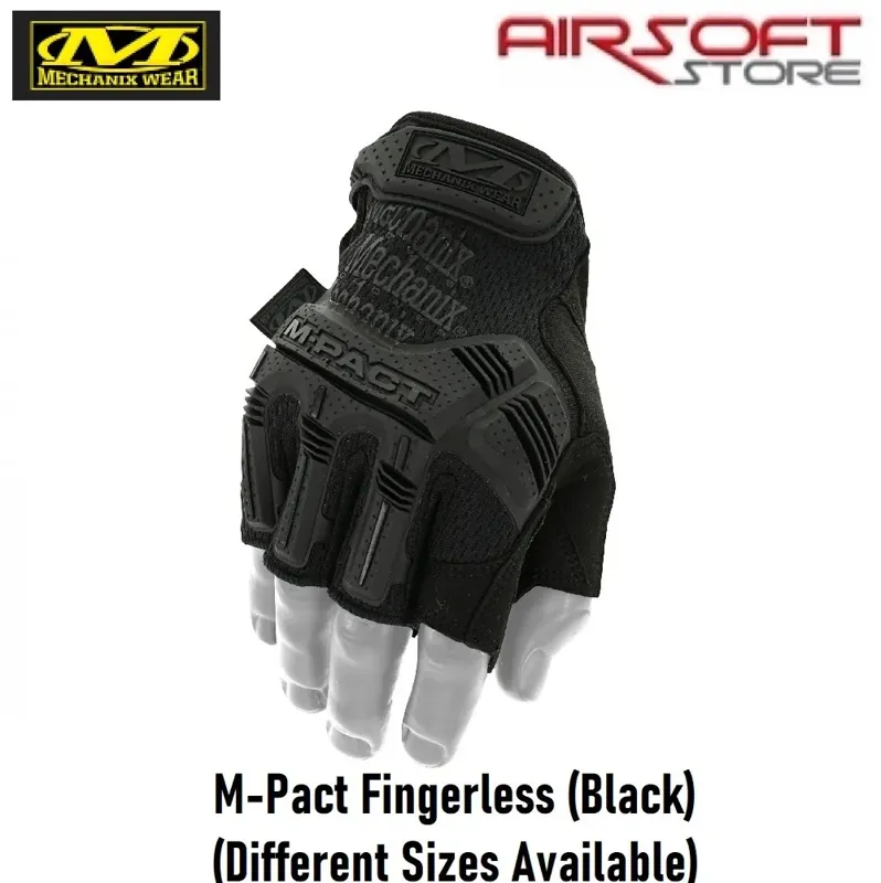 M-Pact Fingerless · Negro