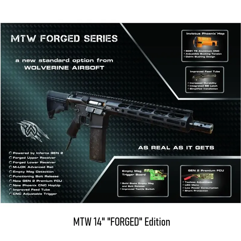 MTW Forged Series 14" · Negro