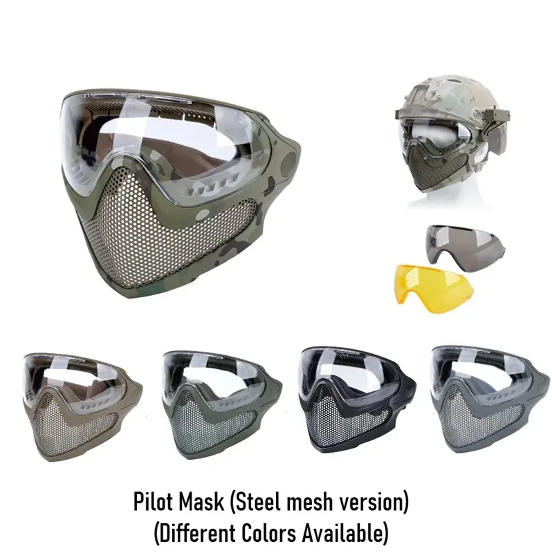 Pilot Mask (Steel Mesh Version)