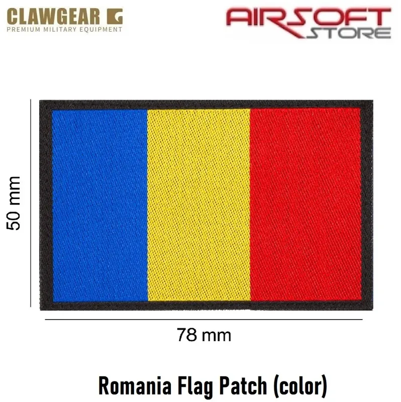 Romania Flag Patch (Color)