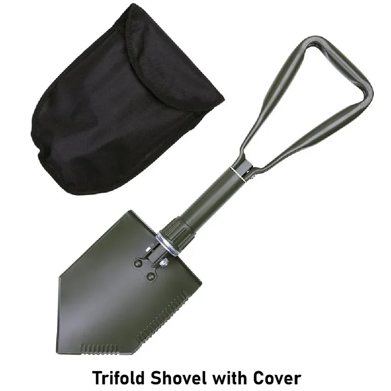 Trifold Shovel with Cover