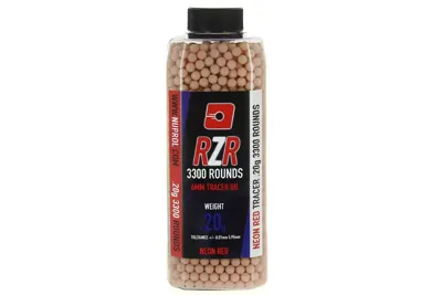 Pot de 3300 Billes Traçantes Rouge RZR 0.20g