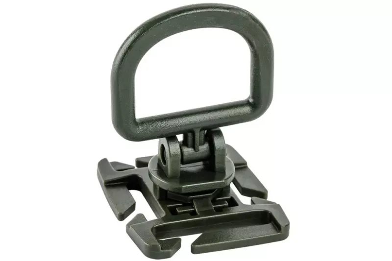 Attache Rotative D-Ring MOLLE Equipement · Vert od