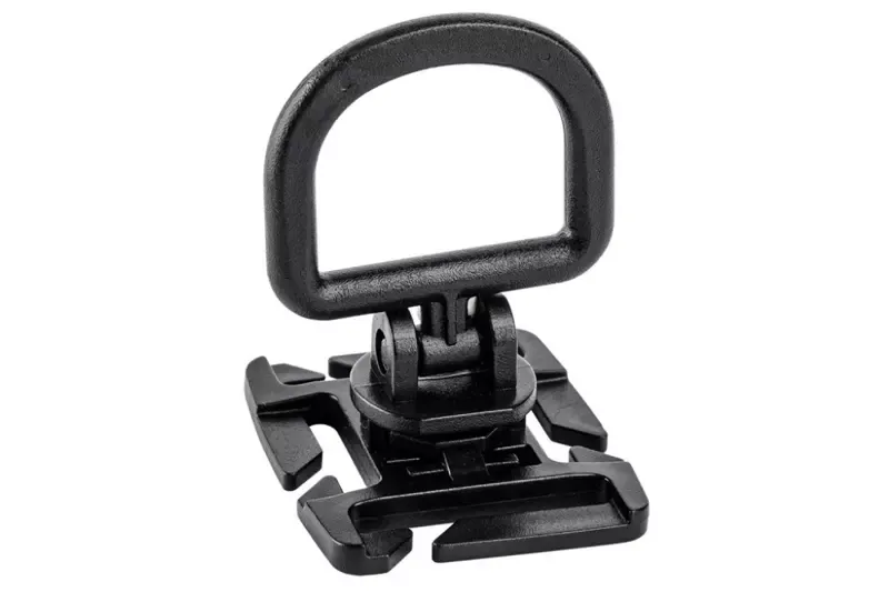 Attache Rotative D-Ring MOLLE Equipement · Negro